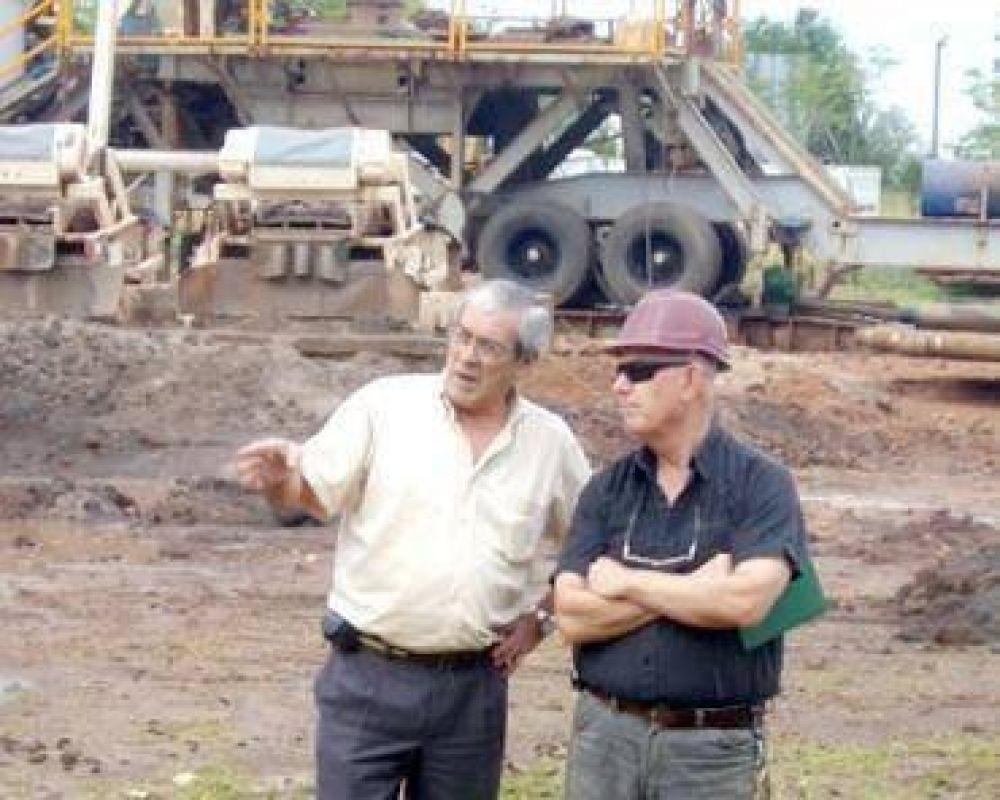 Inspeccionaron las obras en Col�n y Villa Elisa