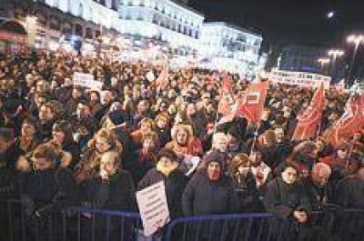 Madrid sali� a pelear contra el ajuste