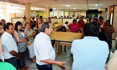 Idoyaga dialog� con autoridades de Rentas y encabez� asamblea