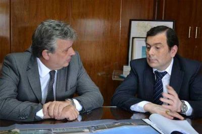 Zamora se reuni� con el secretario de Transporte de la Naci�n