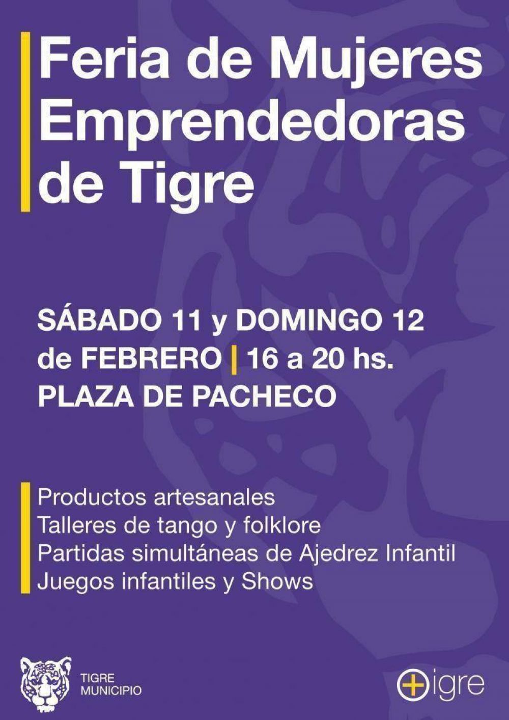 Feria de mujeres emprendedoras en Pacheco