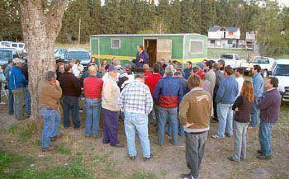 Los productores autoconvocados participaron de una reuni�n en Santa Fe.