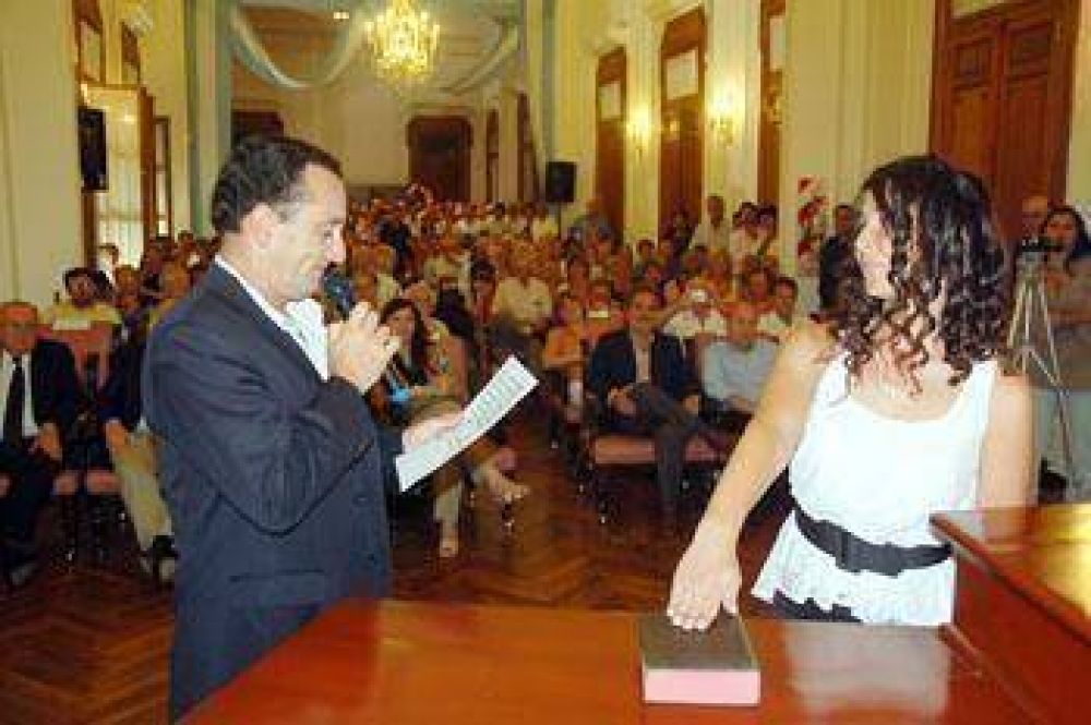 Taruselli asumi� como secretaria de Gobierno