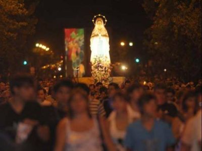 La Virgen de Lourdes convoc� a unas 200 mil personas en El Challao