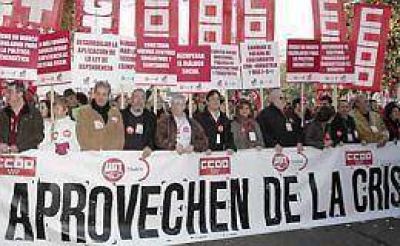 Espa�a: sindicatos anuncian marcha contra reforma laboral de Rajoy