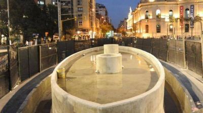 Prometen terminar la fuente de bulevar San Juan en un mes