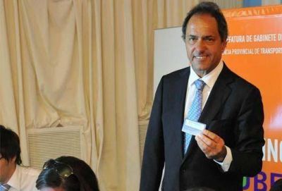 Scioli supervis� la implementaci�n del SUBE