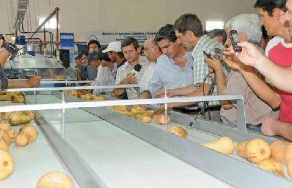El gobernador inaugur� una planta de lavado y empaque de frutas y hortalizas en Castelli