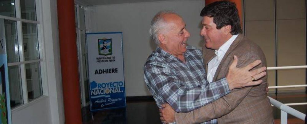 En su aparici�n en Presidente Per�n, Mariotto estrech� lazos con Regueiro