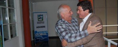 En su aparici�n en Presidente Per�n, Mariotto estrech� lazos con Regueiro