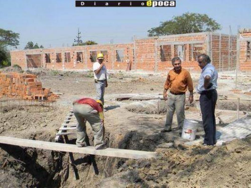 Avanza la construcci�n del hospital de Riachuelo