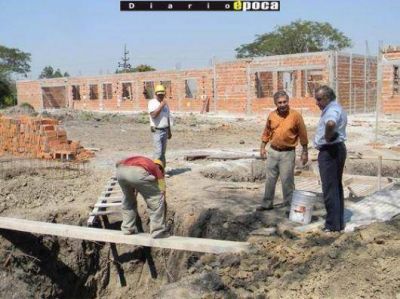 Avanza la construcci�n del hospital de Riachuelo