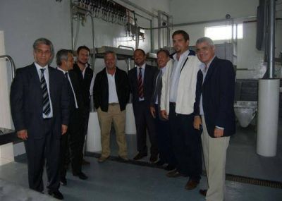 Poggi visit� el frigor�fico de Justo Daract y anunci� la habilitaci�n comercial del mismo