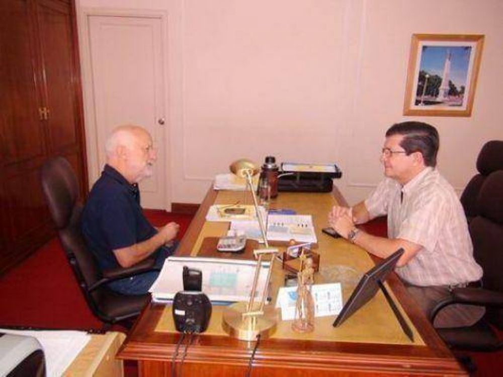 Reuni�n entre Osella y Braillard Poccard por pol�tica y gesti�n institucional
