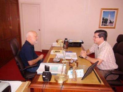 Reuni�n entre Osella y Braillard Poccard por pol�tica y gesti�n institucional