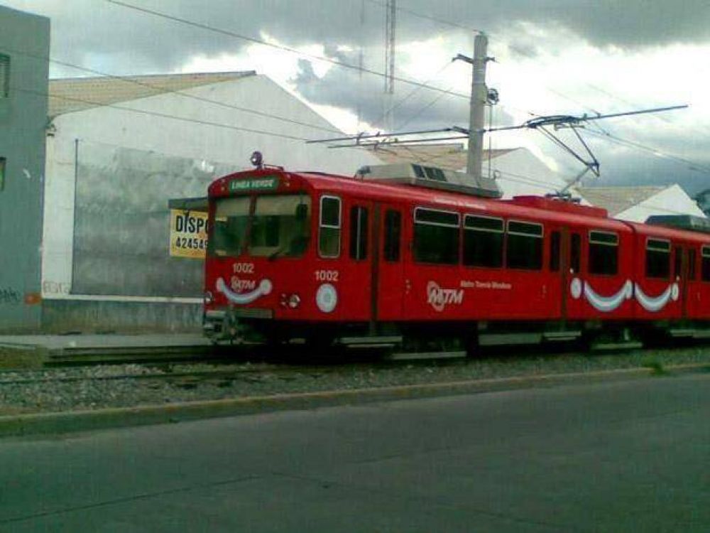 El metrotranv�a fue probado en todo su recorrido, de Maip� a Capital