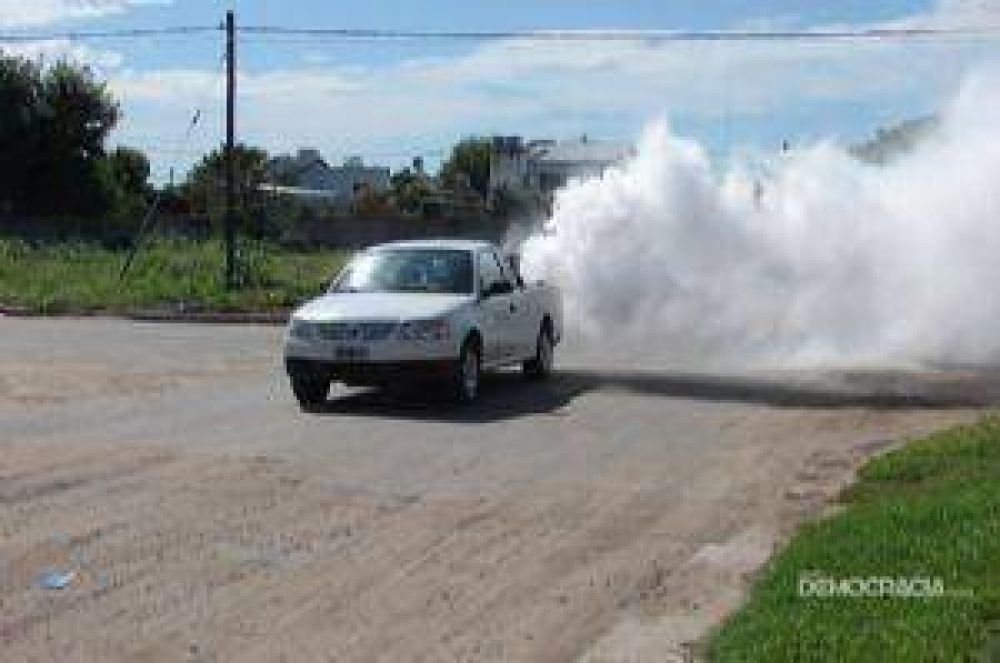 Desinfectan y fumigan en distintos sectores de Jun�n