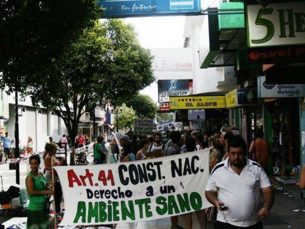 QUILMES: Nueva marcha ambientalista