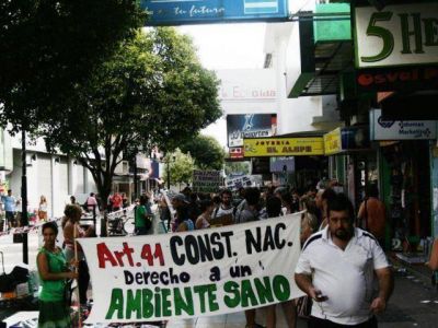 QUILMES: Nueva marcha ambientalista
