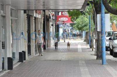 Un feriado con baja actividad comercial