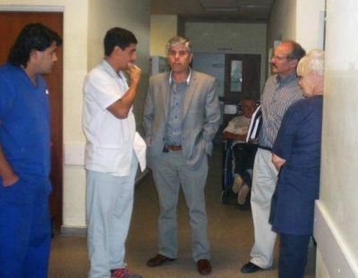 Peralta recorri� el Hospital �Francisco L�pez Lima� 