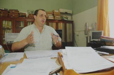 N�stor Luciani denunci� que la gesti�n anterior entreg� maquinaria en parte de pago