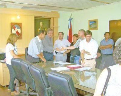 Firmaron convenios del Presupuesto participativo