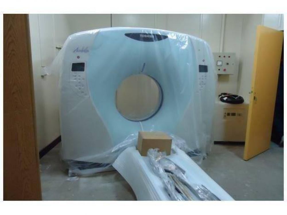 Instalaron un nuevo tom�grafo en el hospital San Mart�n