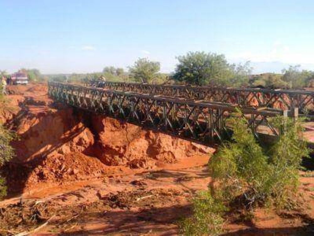Cay� nuevamente el puente de la ruta 76