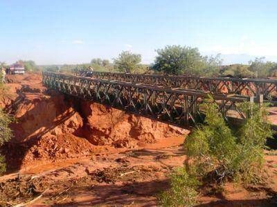 Cay� nuevamente el puente de la ruta 76