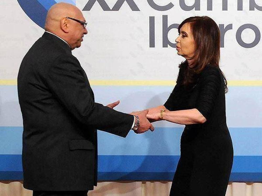 Lugo se reuni� con la Presidente en Santa Cruz