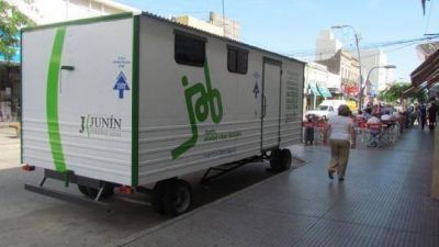 El JAB m�vil est� en el centro