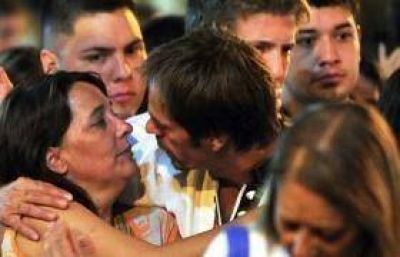Familiares y amigos de Lucas despidieron al joven en la intimidad