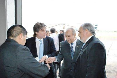 Boudou reconoci� la popularidad de Ricardo Colombi y sostuvo que las relaciones entre Corrientes y Naci�n