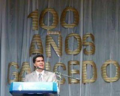 En Gancedo Capitanich prometio trabajar para extender el ferrocarril y concretar el hospital