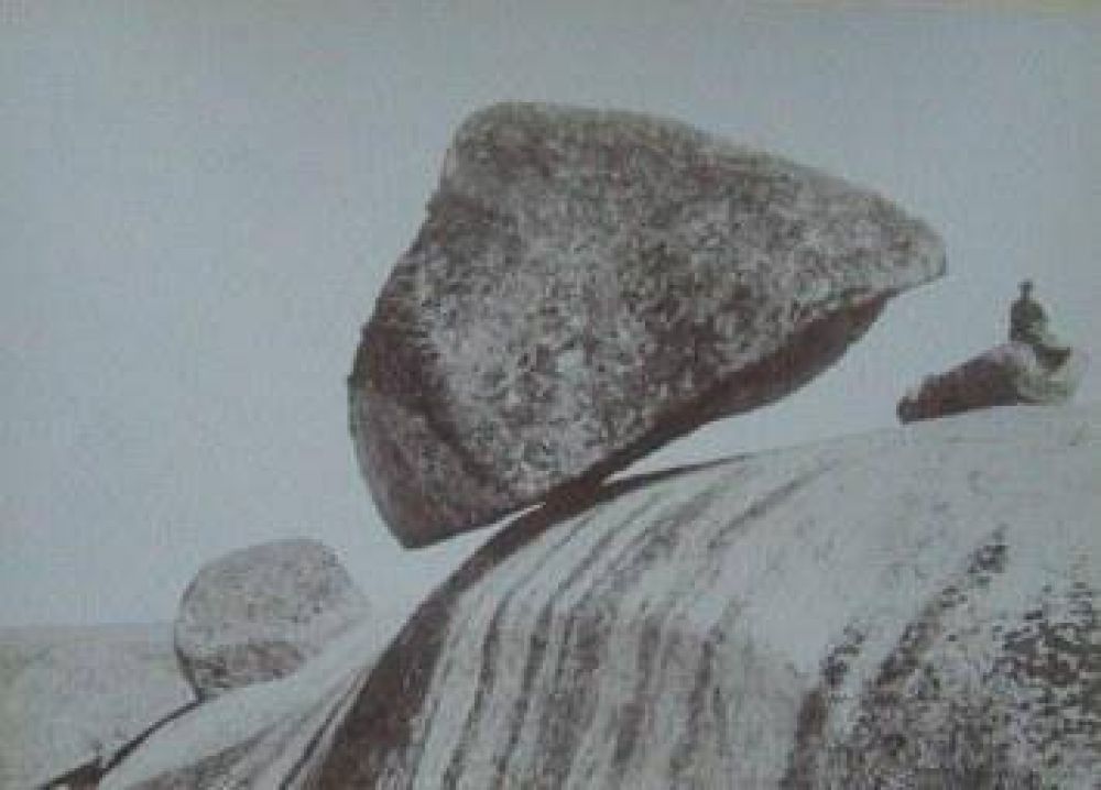 Se cumple el centenario de la ca�da de la piedra movediza