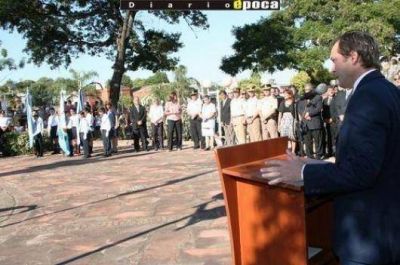 �Camau� pidi� no especular tras su ausencia en Yapey�, donde Boudou se fotografi� con el Gobernador radical