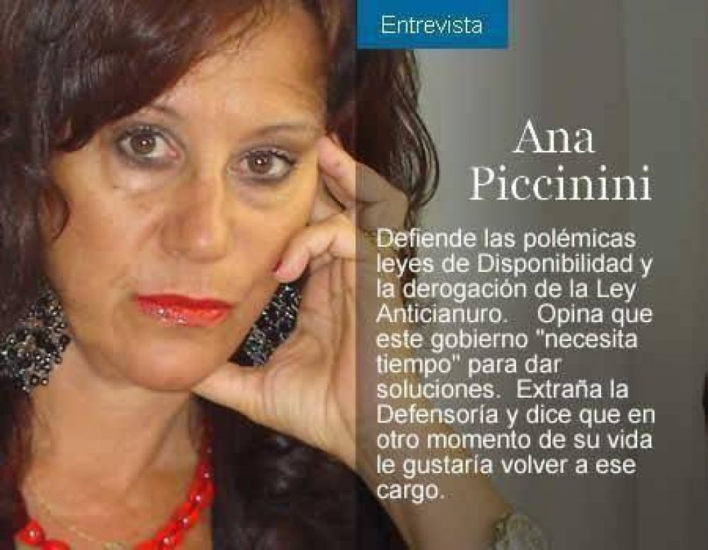 Piccinini: Soria ten�a una personalidad �nica, pero el rumbo del gobierno es claro
