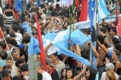 Las banderas, la gente, la militancia