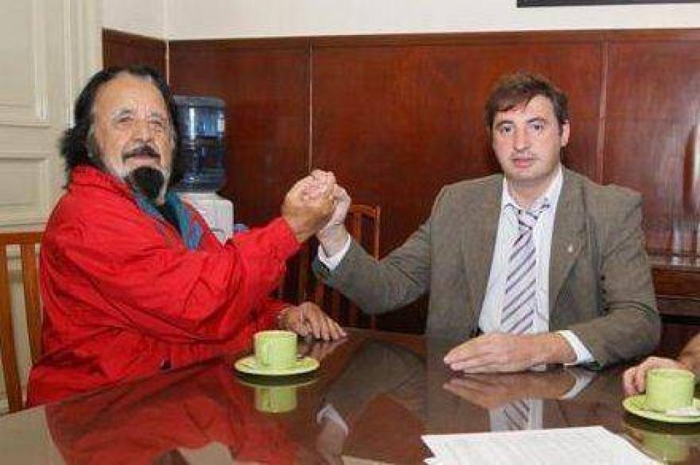Horacio Guarany visit� al intendente