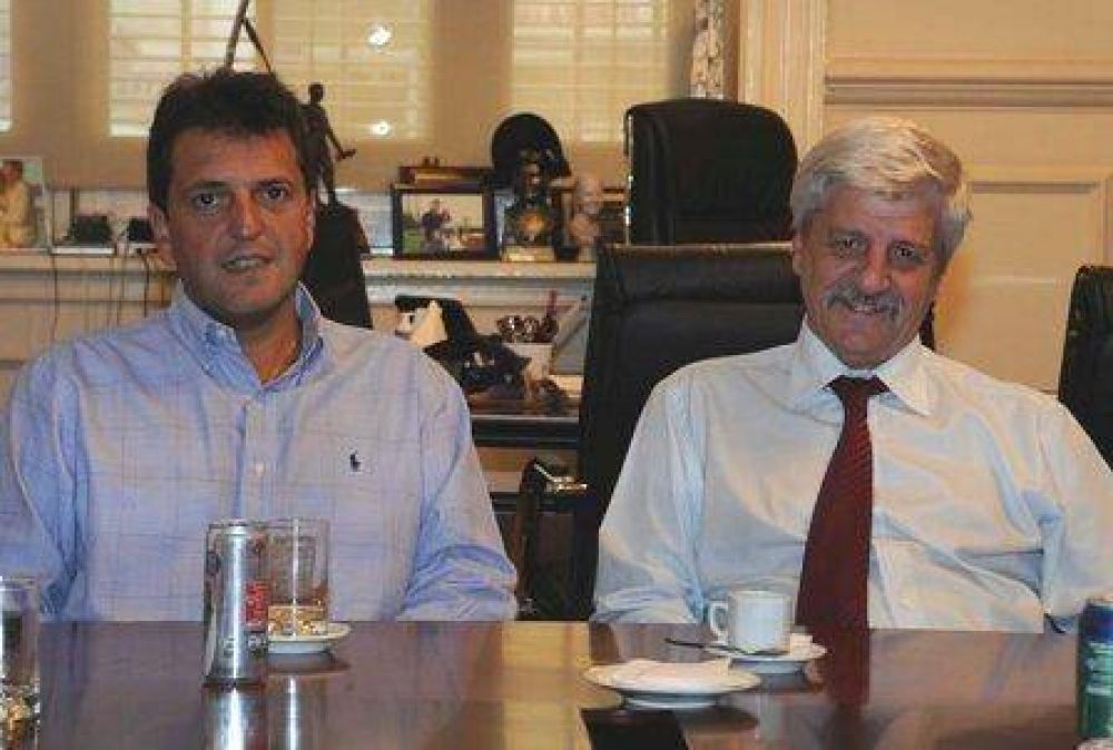 Reuni�n de trabajo en conjunto entre Massa y Andreotti
