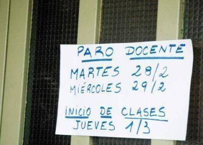Paro docente: alto acatamiento en las escuelas de Luj�n