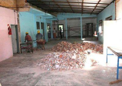 Importantes trabajos de mejora y ampliaci�n se realizan en la Escuela Nro. 13 de La Josefa.