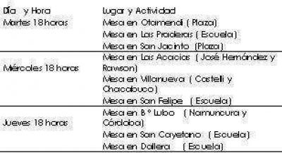 Barrios de Pie contin�a juntando firmas en los barrios.