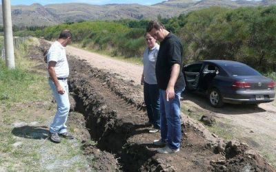 Otro paso en las obras h�dricas de Villa Ventana
