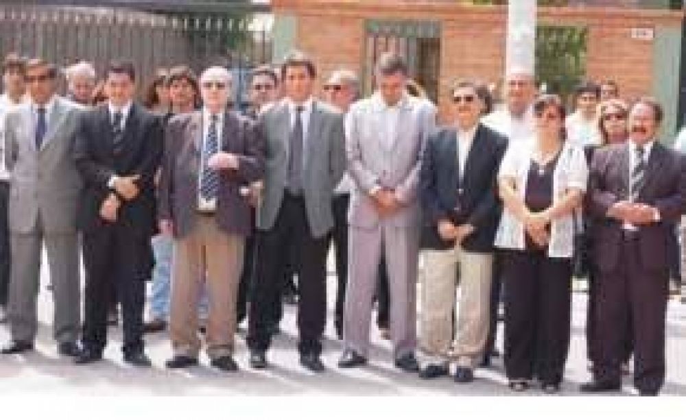 Inauguraron el edificio del Juzgado de Paz de Santa Luc�a