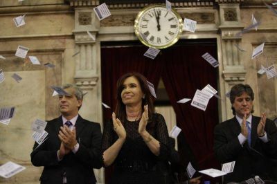 La Presidenta pidi� una reforma para usar m�s reservas del Central