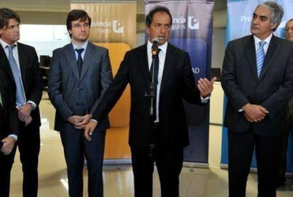 Scioli inaugur� nueva sede del Grupo Banco Provincia en Mor�n