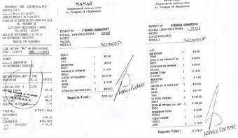 Secheep quiere saber qui�n filtr� los gastos en restoranes