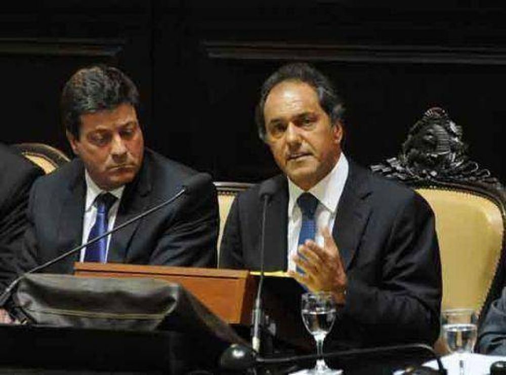 Luces y sombras del discurso de Scioli
